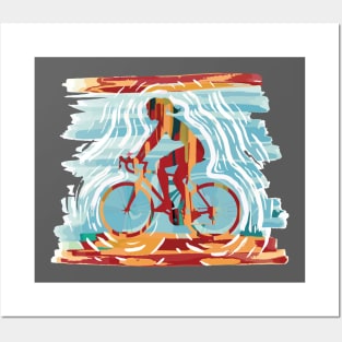 Vintage Mountain Bike Gift for Women Posters and Art